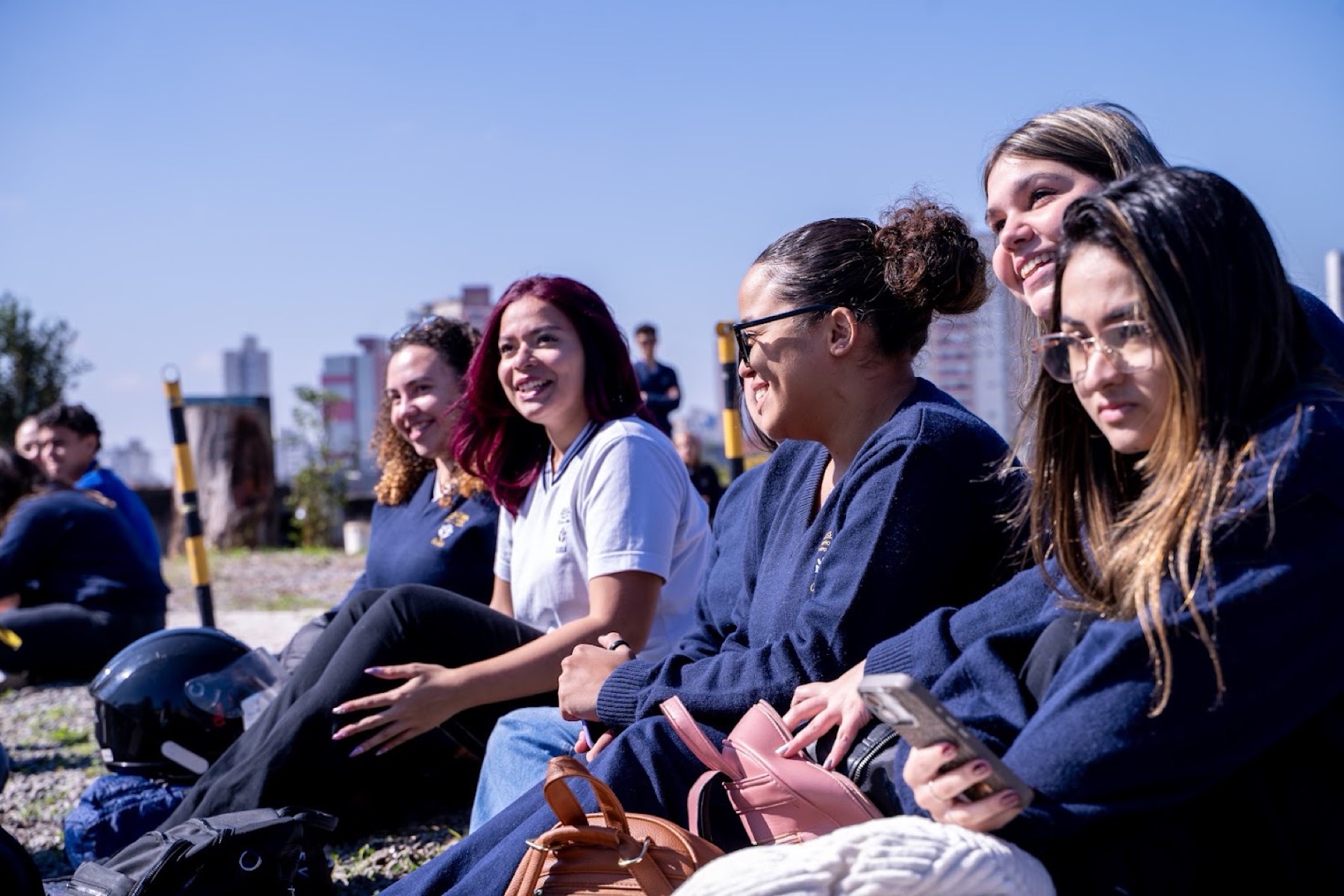 Jovens da CLASA em atividade ao ar livre
